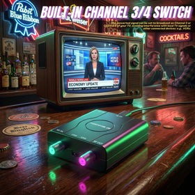 VQP legacy TV setup shows sharing one source across multiple displays