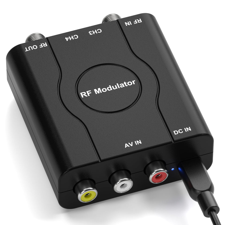 VQP RCA to coaxial adapter assembly enables legacy TV connections