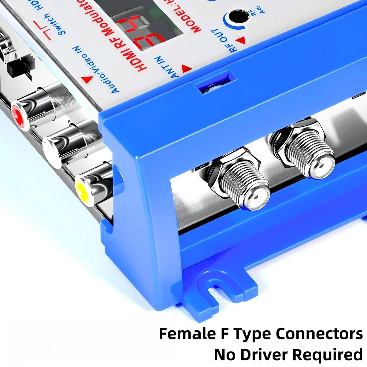 VQP side profile with dimensions, compact footprint benefit