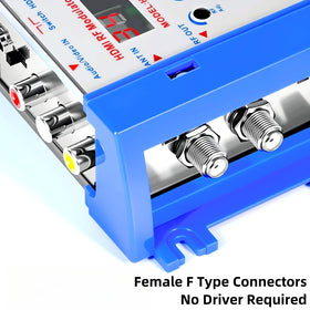 VQP side profile with dimensions, compact footprint benefit