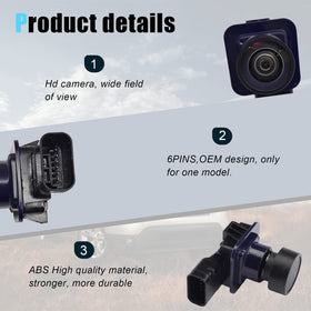 Vrasly wide-angle lens delivers broad field of view for safer parking.