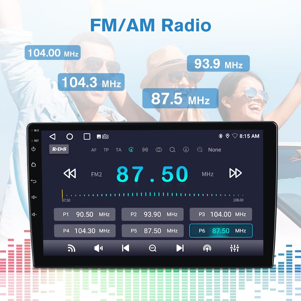 Vratzn 4Core 64GB car radio DSP sound EQ delivering customizable cabin audio