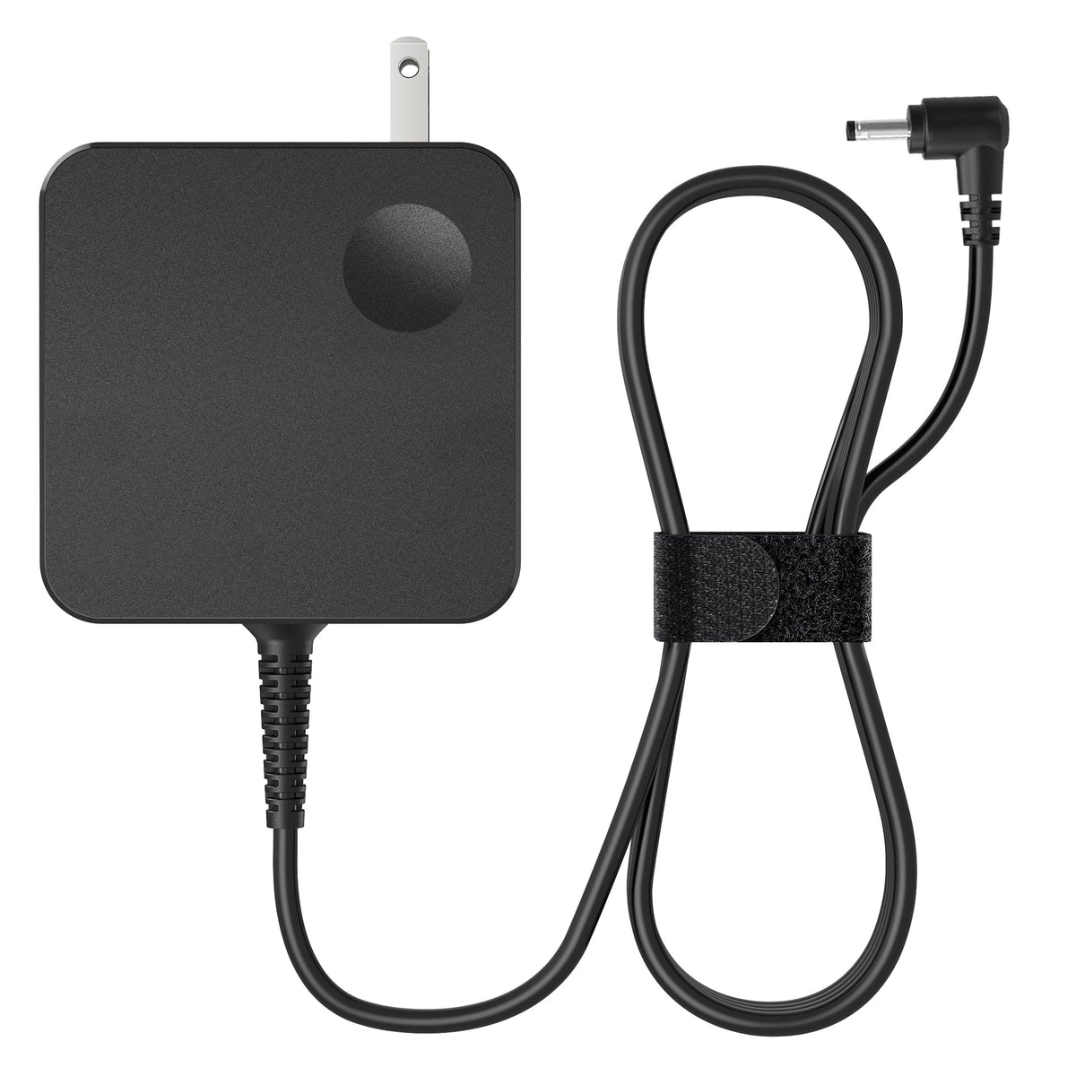 VRAVEK 65W charger side port for reliable connection and easy cable routing.