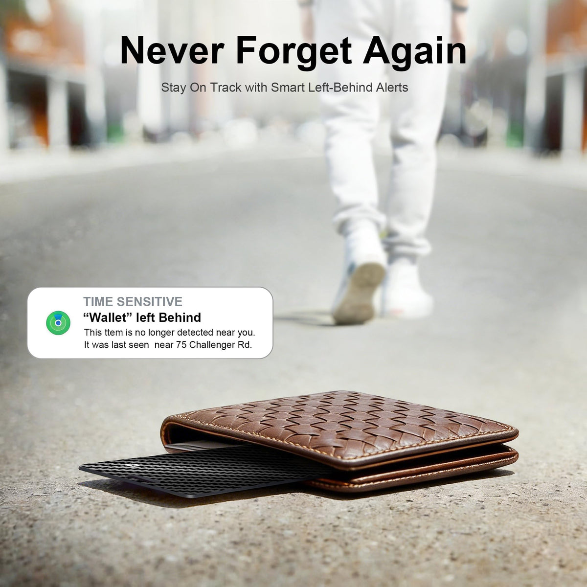 Vrebrey card fitted in passport pocket enabling travel peace of mind