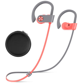 VRIFOZ Bluetooth headphones with dynamic drivers delivering rich bass for workouts.