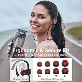 VRIFOZ Headphones in-use during gym session with powerful stereo