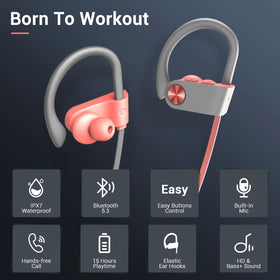 VRIFOZ noise-cancelling mic provides crisp calls on the move.