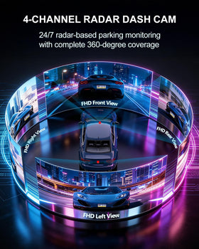 VROAVIE millimeter-wave radar parking monitor detects nearby movement.