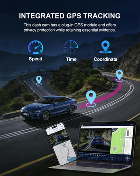 VROAVIE external GPS module tracks speed and coordinates.