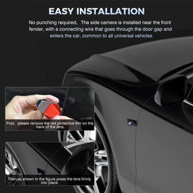 VROAVIE rear camera records rear view for safe parking