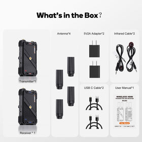 Vrriis 1TX to 5RX configuration for multi-device setups.