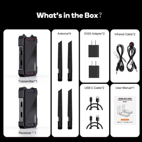 Vrriis 1TX to 5RX support for multi-device streaming setups
