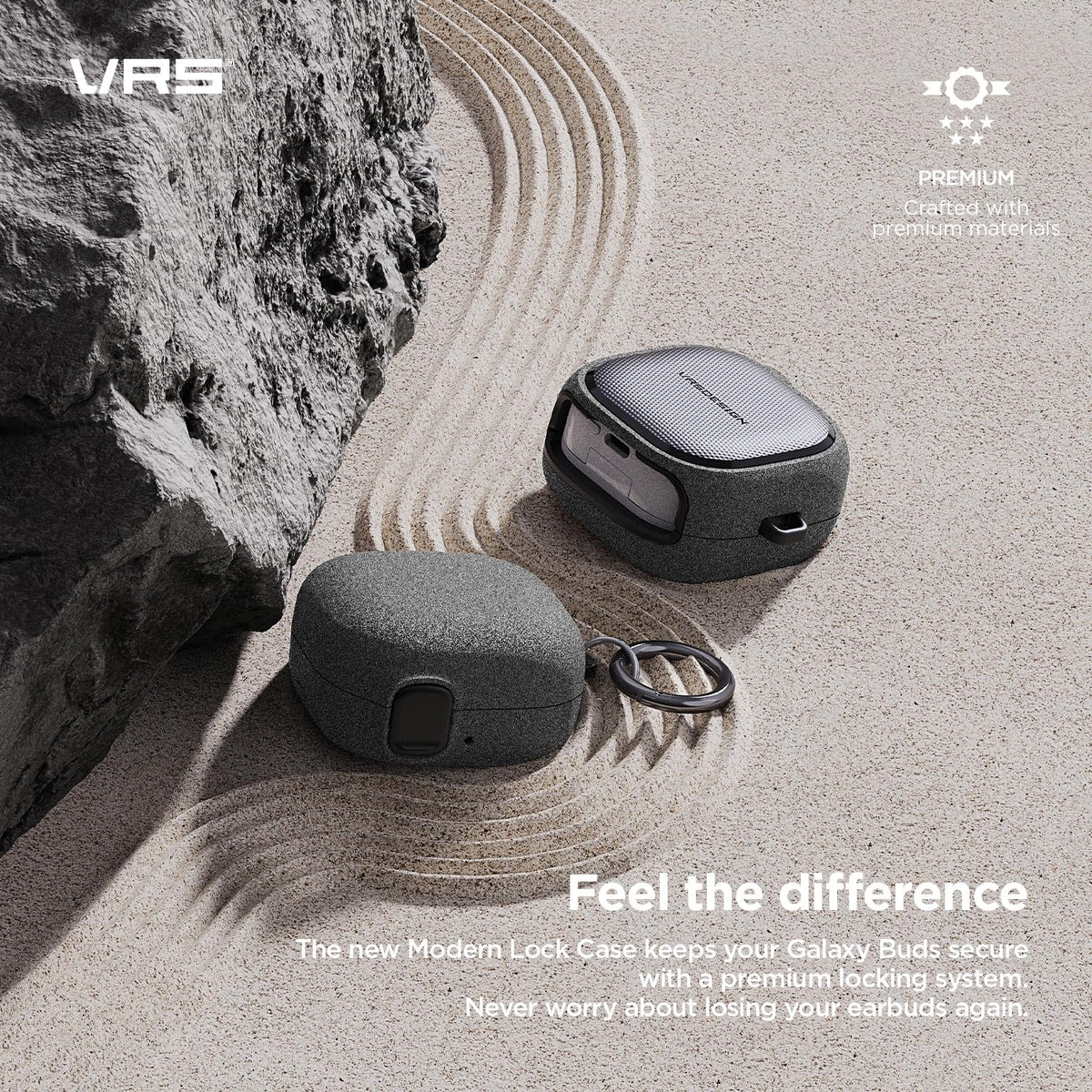 VRS DESIGN Buds4 Pro case front button release for quick access
