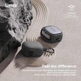 VRS DESIGN Buds4 Pro case front button release for quick access