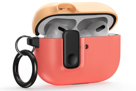 VRS DESIGN front view showing peach and coral case offering sleek protection