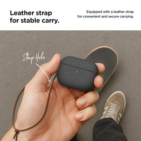 VRS Design AirPods Pro 3 case Sand Stone ergonomic edge detail
