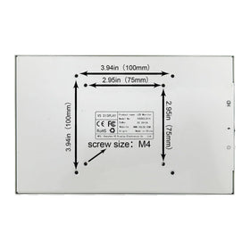 VSDISPLAY 350 cd/m2 brightness and 800:1 contrast for clear data.