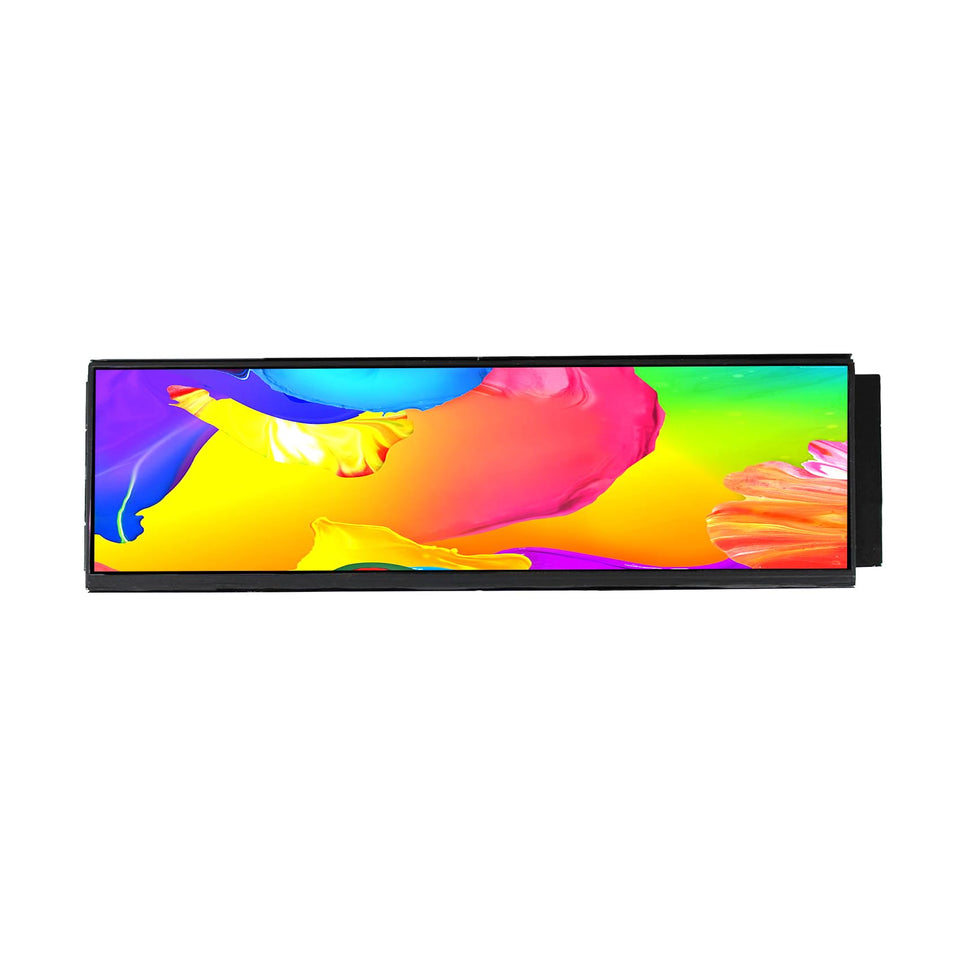 VSDISPLAY 12.6-inch IPS monitor front view showing crisp colors for DIY builds