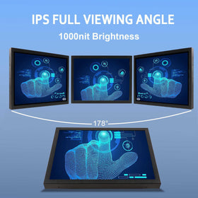 VSDISPLAY back connectors show DVI and VGA inputs for versatile setups
