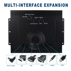 VSDISPLAY 17-inch mounting brackets ready for wall or desk installation