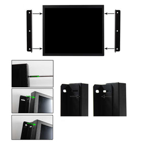 VSDISPLAY 17-inch in outdoor use scenario with bright signage visibility