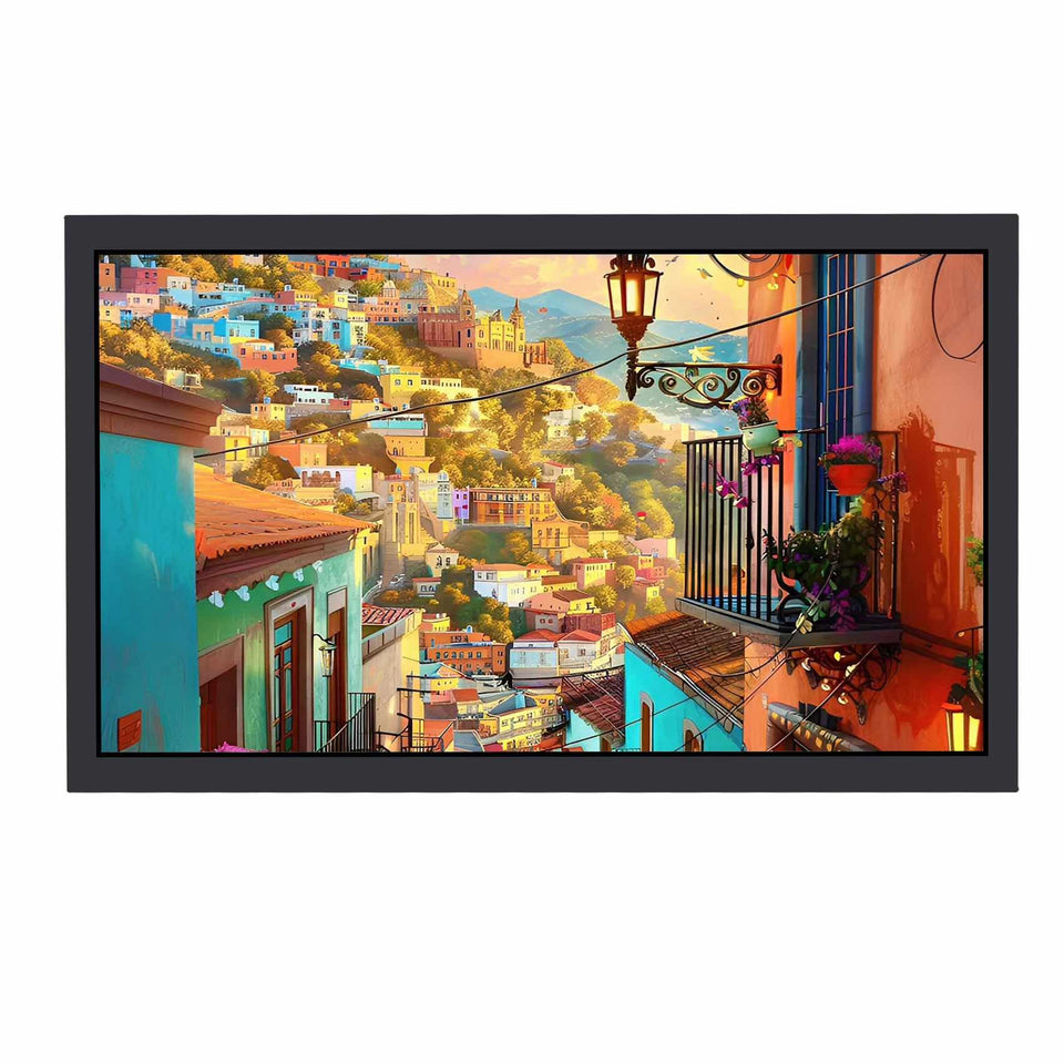 VSDisplay 18.5-inch monitor front view with compact industrial design.