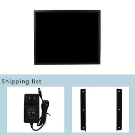 VSDISPLAY 19in IPS high brightness enhances visibility in bright environments.
