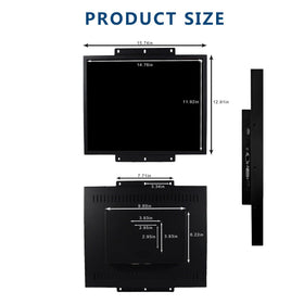 VSDISPLAY 19in IPS touchscreen enables responsive DIY gaming setups.