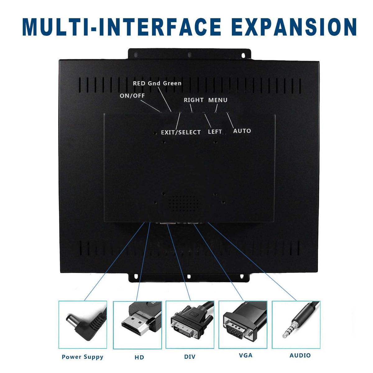 Included bracket and power adapter enabling quick versatile setup