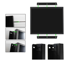 Side profile of VSDISPLAY showing slim form factor for tight spaces