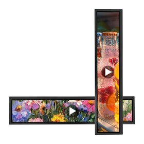 VSDISPLAY 24-inch stretched bar resolution for wide banner visuals.
