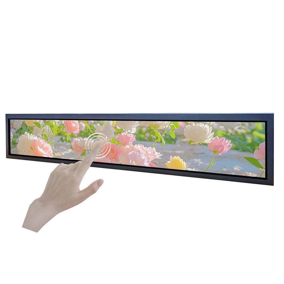 VSDISPLAY 24-inch touchscreen front view for interactive advertising displays.