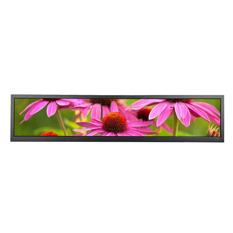 VSDISPLAY 24-inch stretched bar display front view ideal for gaming and signage.