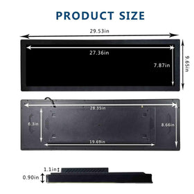 VSDISPLAY wall-mount ready compact design for storefront interiors.