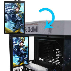 VSDISPLAY 8inch mini LCD monitor desk mount compatibility for versatile installations