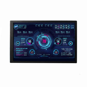 VSDISPLAY 8inch mini LCD monitor side view highlights compact footprint for portable setups