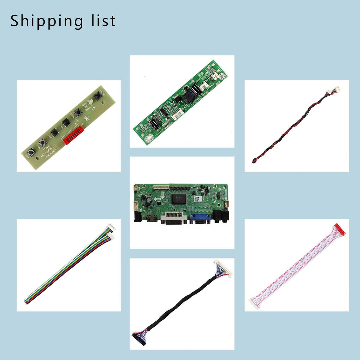 VSDISPLAY compatibility with 21.5 to 23.8 inch LVDS panels for reuse.