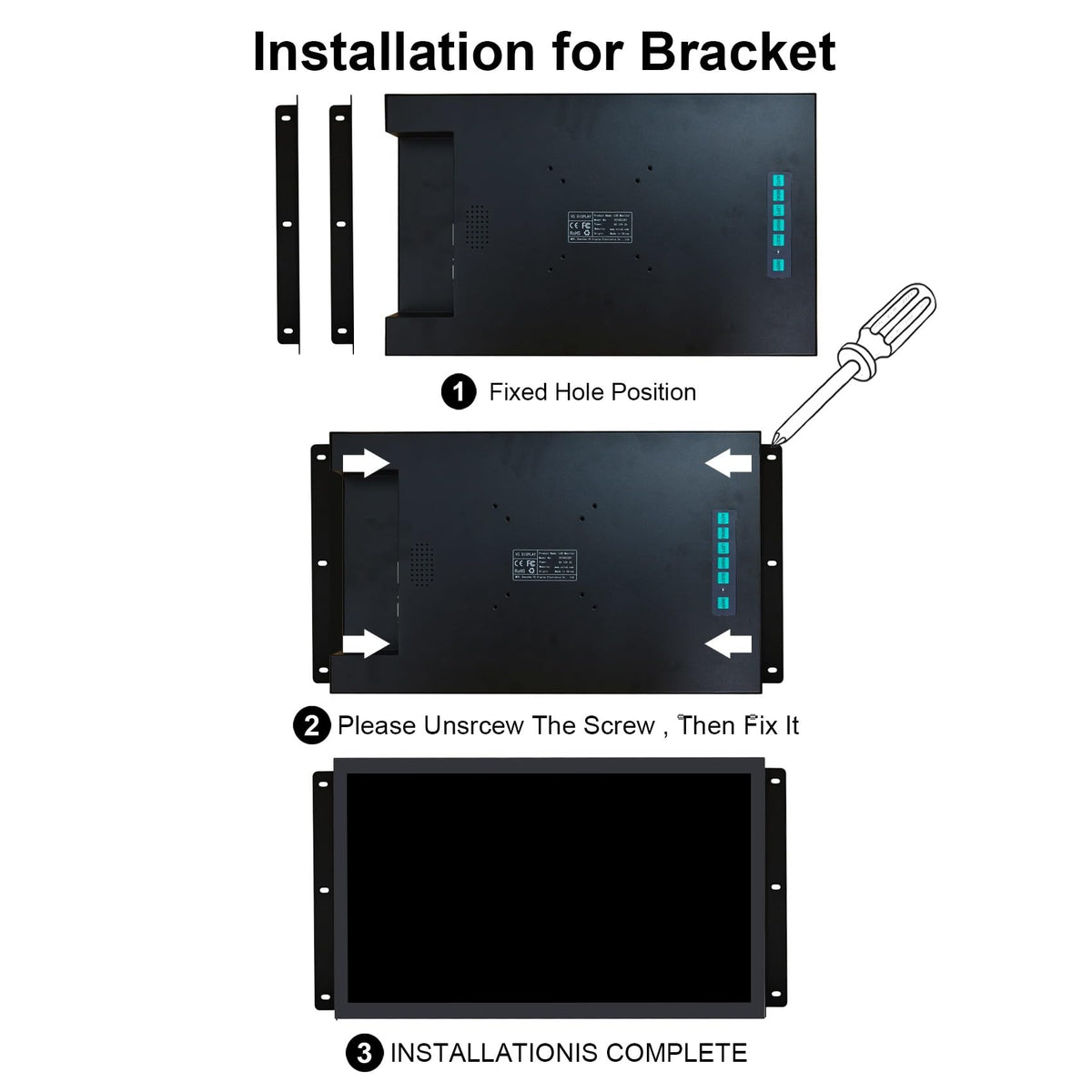 VSDisplay control-room ready display suitable for industrial use.