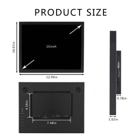 VSDISPLAY embedded mounting brackets support 75x75mm and 100x100mm patterns