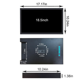 VSDisplay DVI and VGA inputs enable flexible setup.