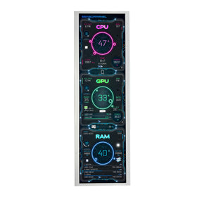 VSDISPLAY IPS panel 178-degree angles for clear visuals from any desk position.