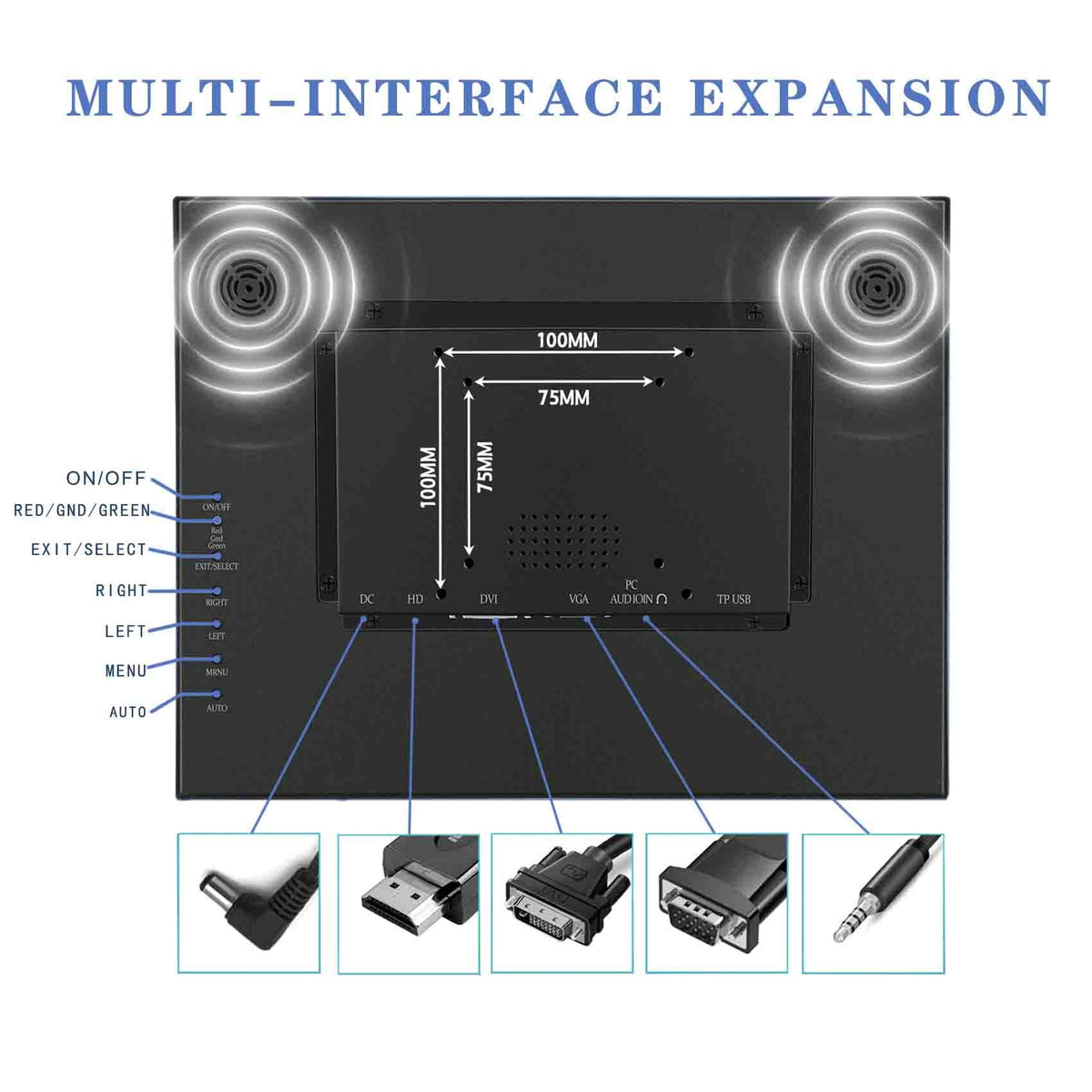 VSDISPLAY IPS panel offers wide viewing angles for group viewing