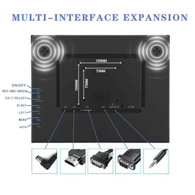 VSDISPLAY IPS panel offers wide viewing angles for group viewing