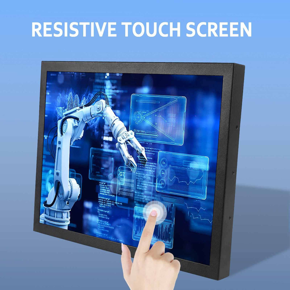 VSDISPLAY metal shell conveys rugged build for industrial environments