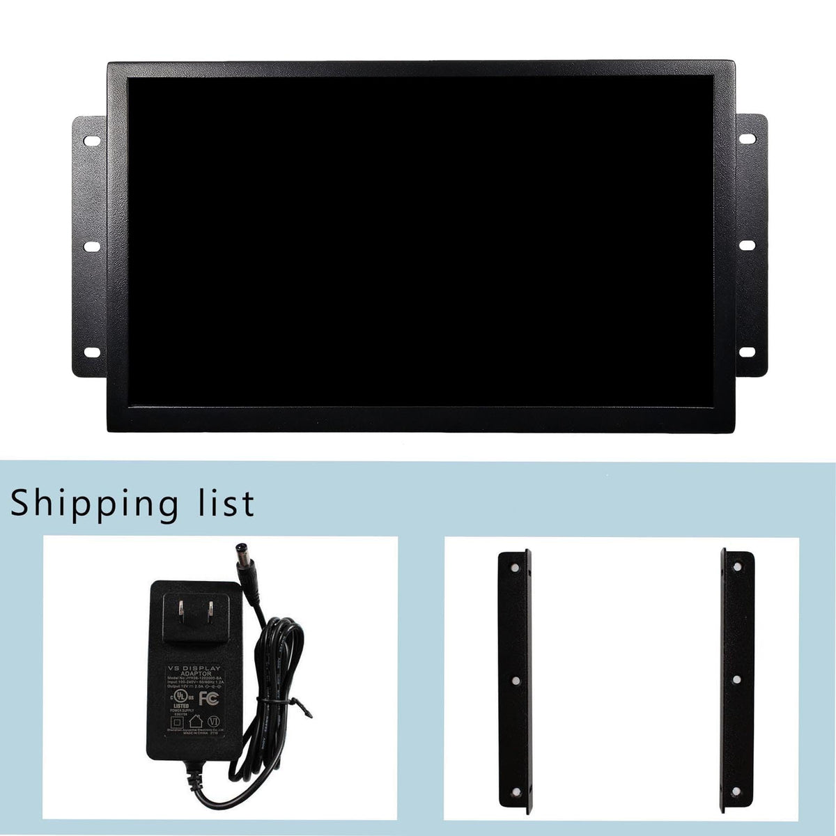 Compact, portable IPS display shown from the side for easy travel