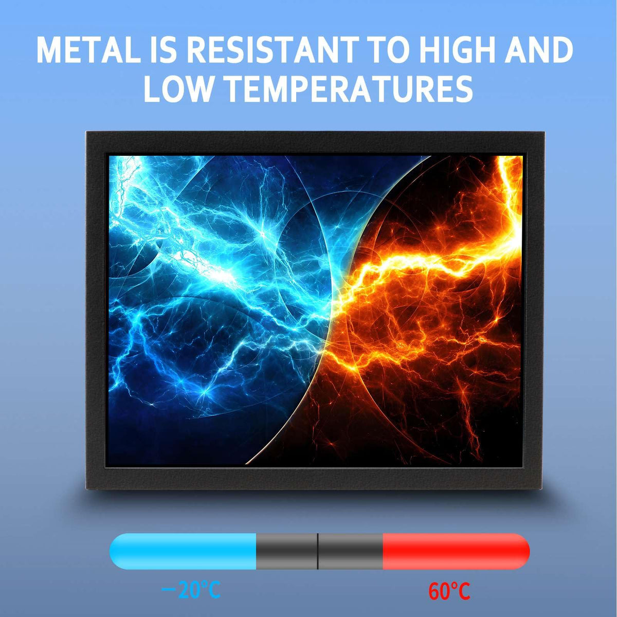 VSDISPLAY sturdy stand and brackets support flexible installation