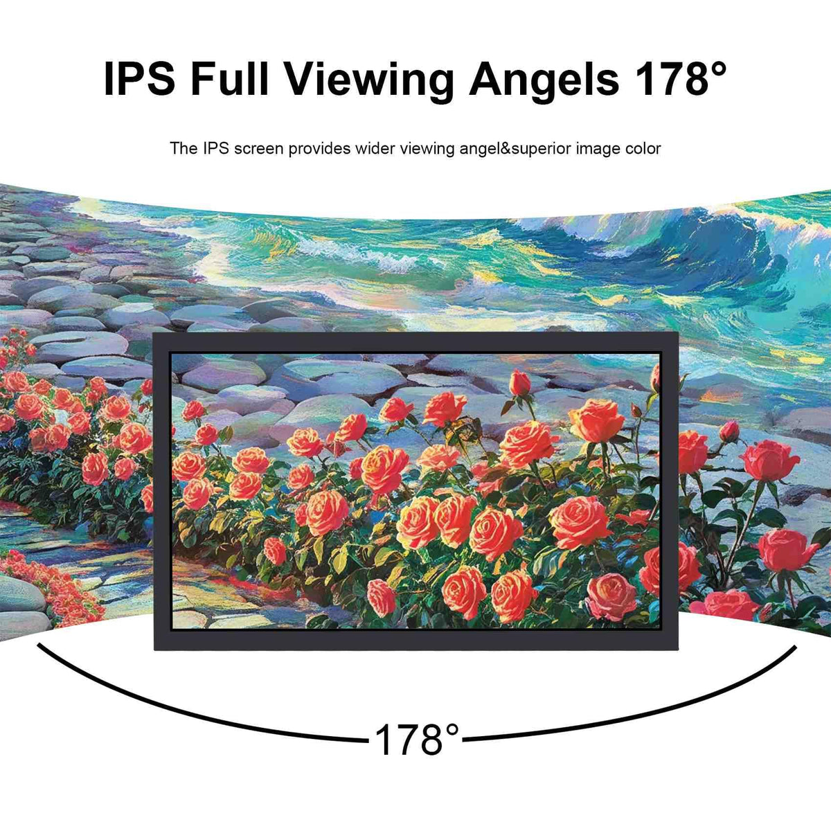 VSDisplay VS185ZJ01-68676 1080p display delivering sharp visuals for work.