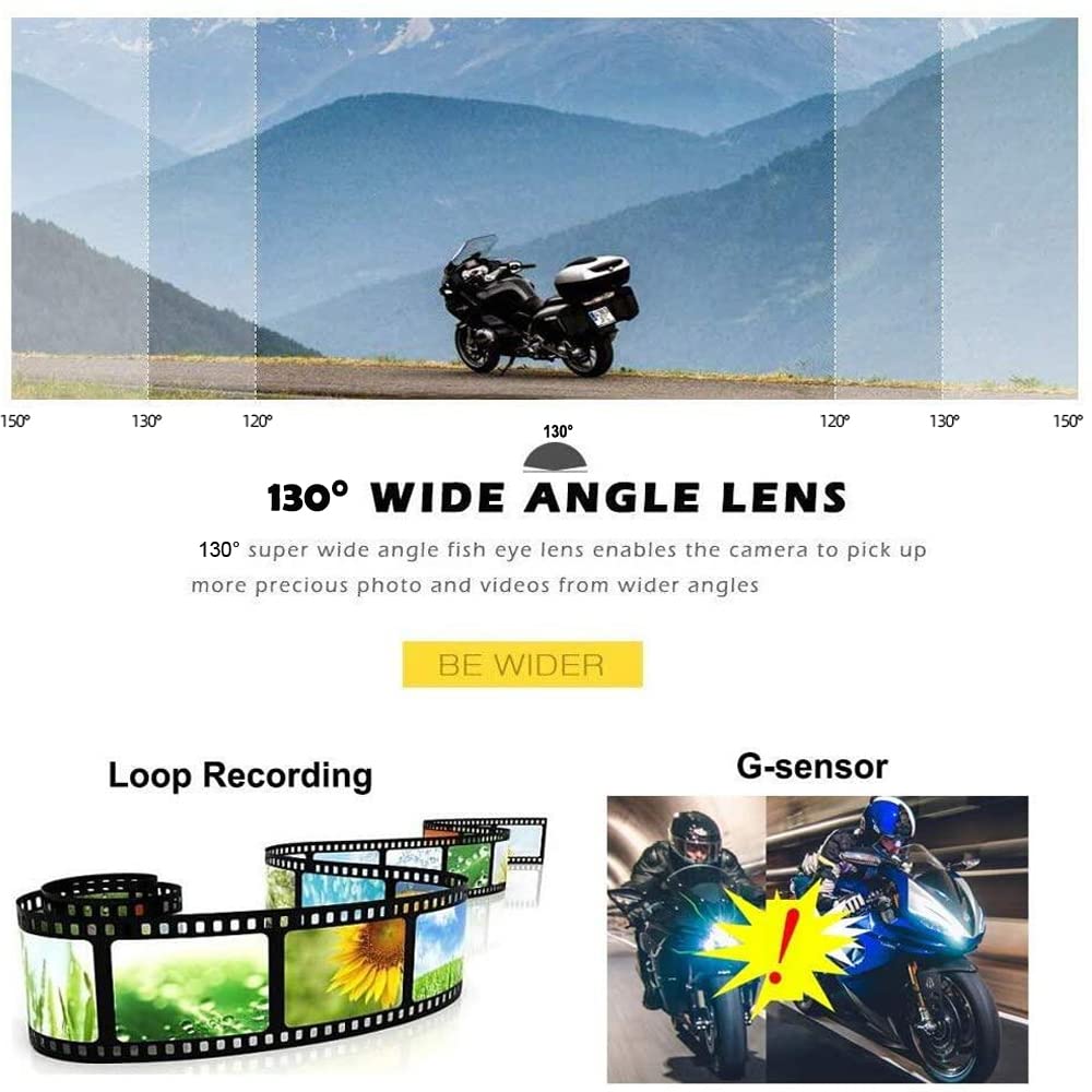 VSYSTO rear camera waterproof design for exposed mounting.