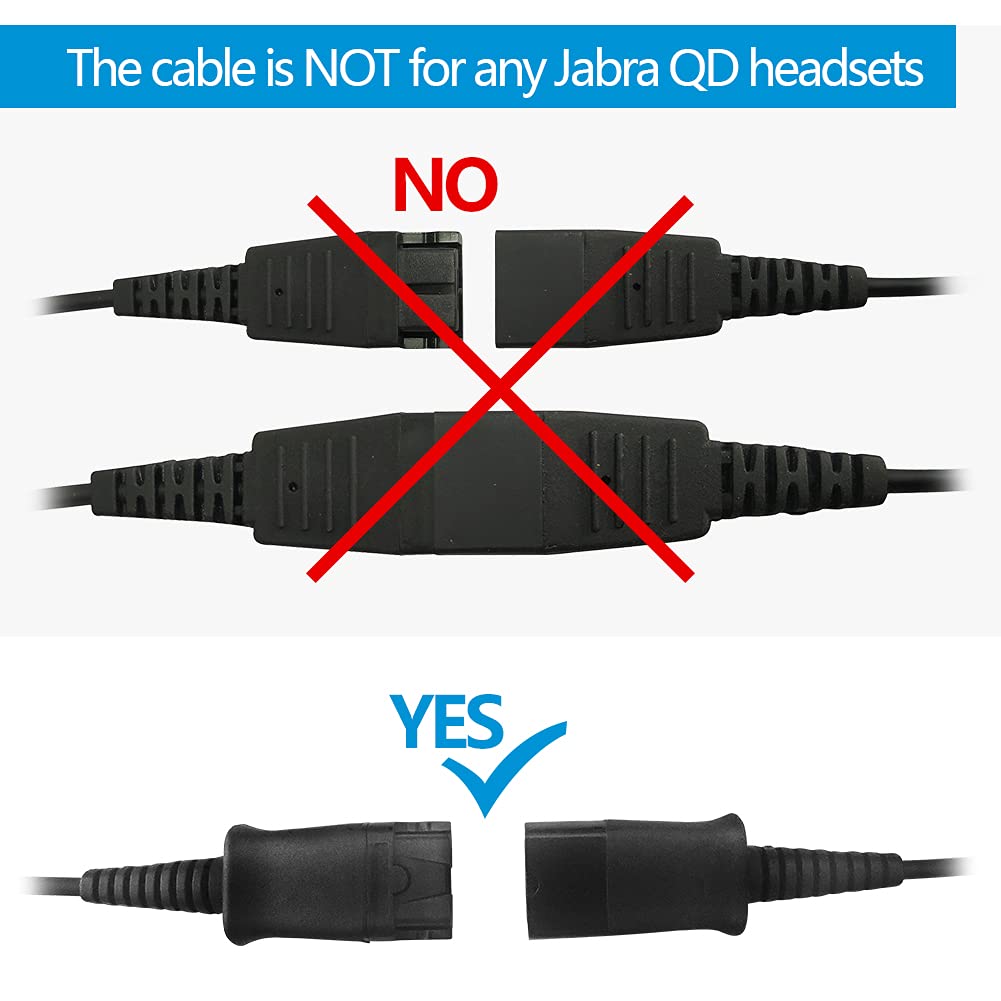 VT PLT-QD USB training cable illustrating PLT-QD connections to two headsets.