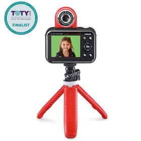 VTech KidiZoom Creator Cam Red green screen backdrop for playful scenes